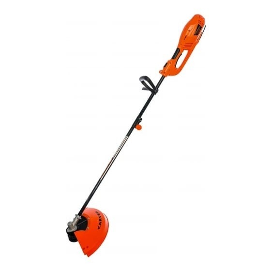 Коса эл. CARVER TR-1500S [01.002.00009] { разъемн.прям.штанга, нож 3 зуб.,леска 2,4,ТН3343 )(4шт в уп.)(84шт/пал }