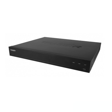 TRASSIR MiniNVR 2216R-16P — Сетевой видеорегистратор для IP-видеокамер (любого поддерживаемого производителя) под управлением TRASSIR на базе ОС Linux c 16-ю портами PoE. Регистрация и воспроизведение