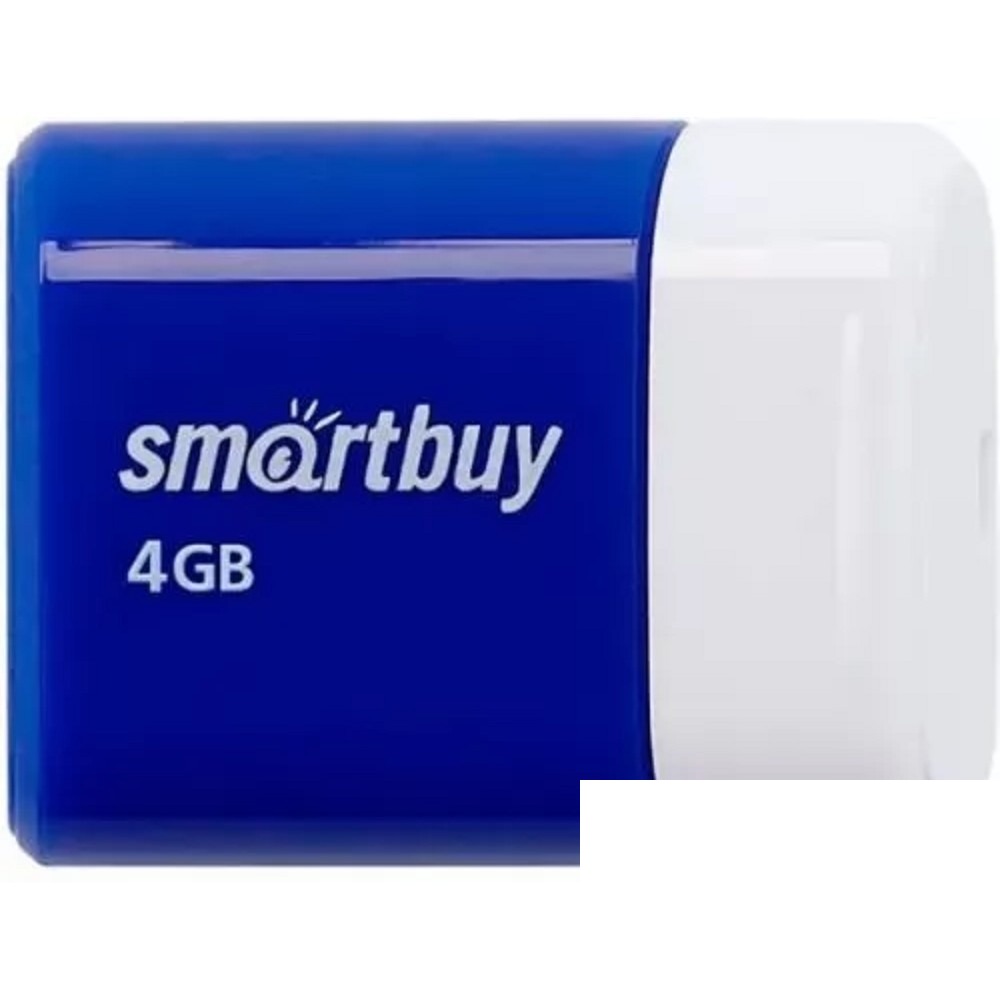 Smartbuy USB Drive 4GB LARA Blue (SB4GBLara-B)