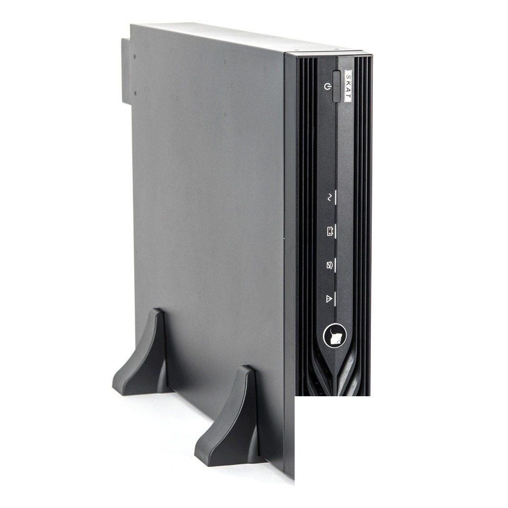 ИБП Бастион SKAT-UPS 10000 RACK {Online, 10кВА/9кВт, клеммный блок, SNMP/USB/RS-232/EPO, БЕЗ АКБ (20 шт 40-200Ач или 4 шт SKAT BC 240/9), ток заряда 10А, МПТ} (494)