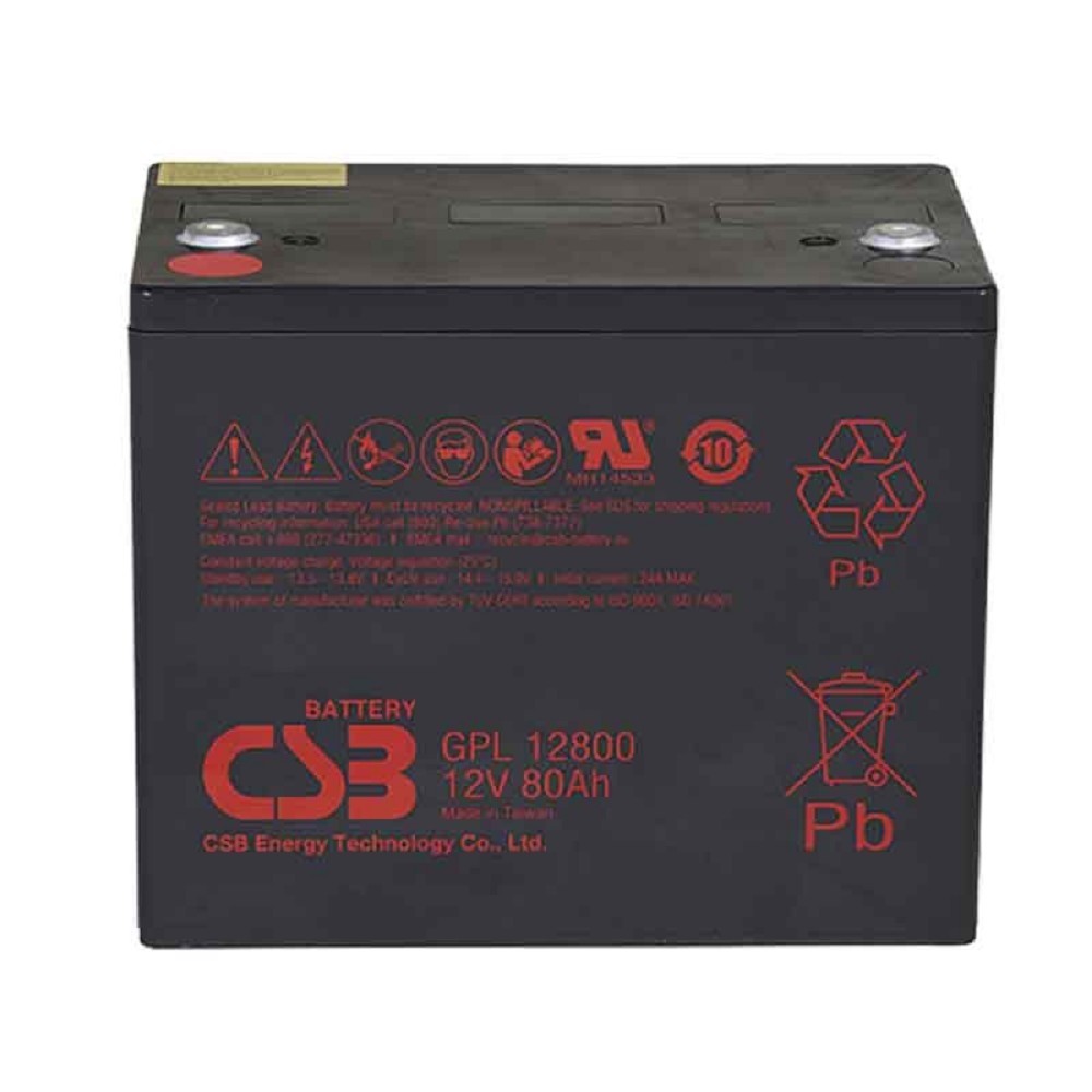 CSB Батарея GPL12800 (12V 80Ah) — ИБП и UPS