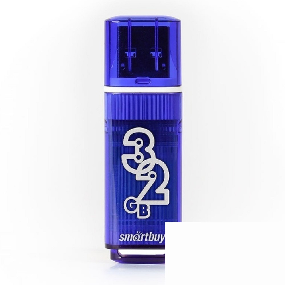 Smartbuy USB Drive 32GB Glossy series Dark Blue 3.0/3.1 (SB32GBGS-DB)