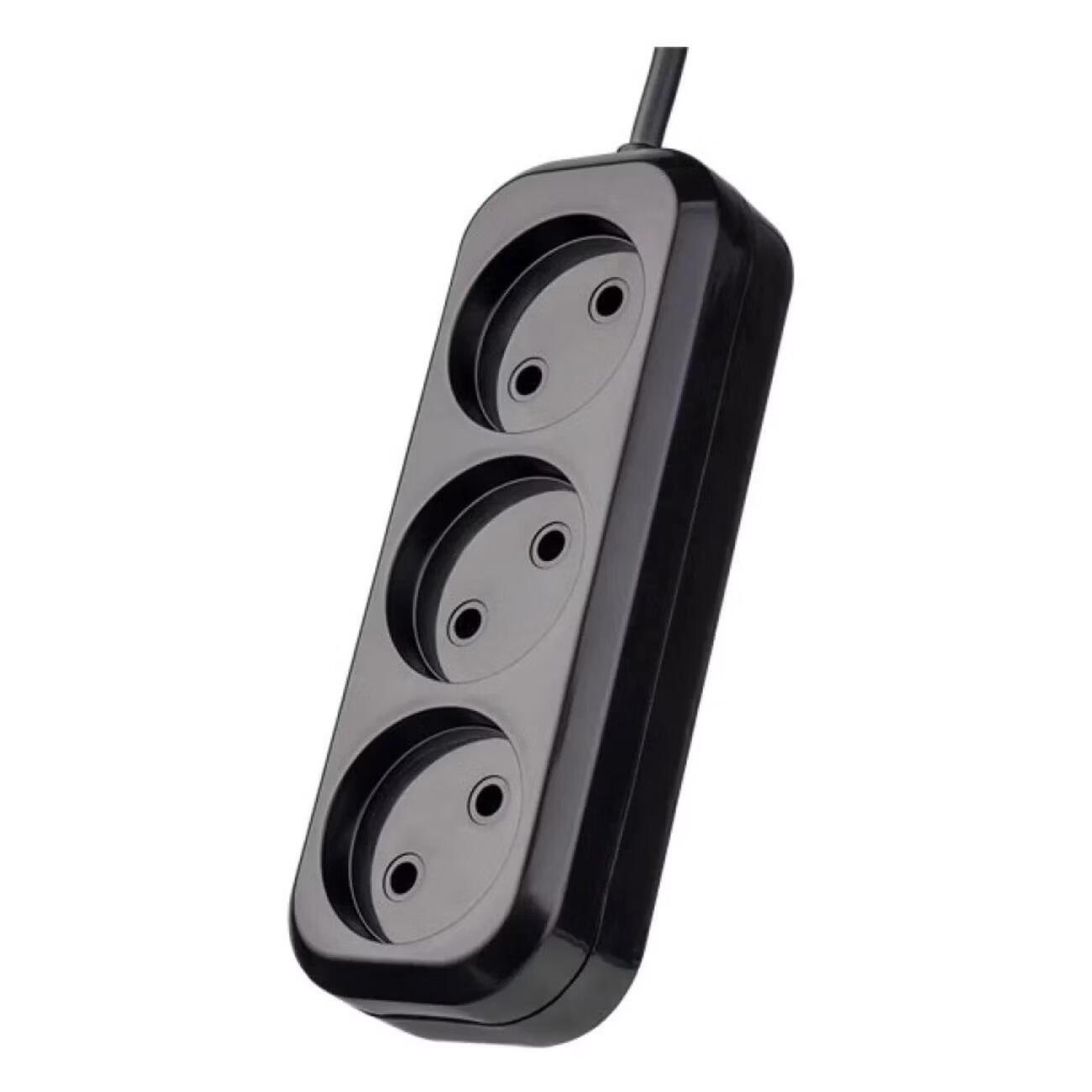 Perfeo Сетевой удлинитель без заземления "RU POWER", PF_B4068 (7,0м, 3 розетки, чёрный (Р16-012))
