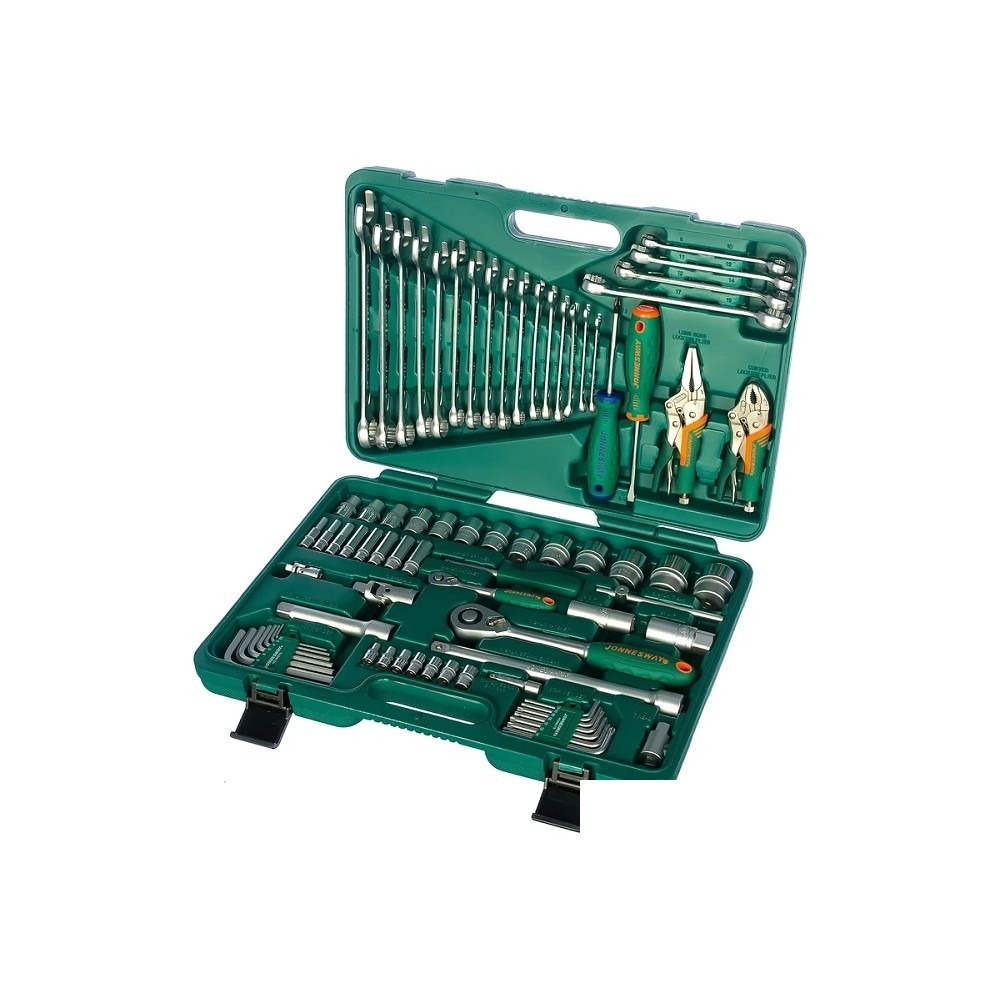 JONNESWAY S04H52478S Набор инструмента универсальный 1/4", 1/2"DR, 78 предметов