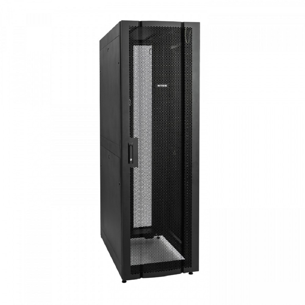 NTSS NTSS-DS42-60120-V3.1 Шкаф напольный серверный NTSS ПРОЦОД DS 42U 600х1200мм, двойные боковые стенки, панель потолка с щеточными вводами, двери перфорированная и перфорированная двухстворчатая