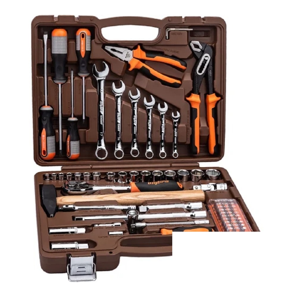 Ombra OMT75S Набор инструмента универсальный 1/4", 1/2"DR, 75 предметов