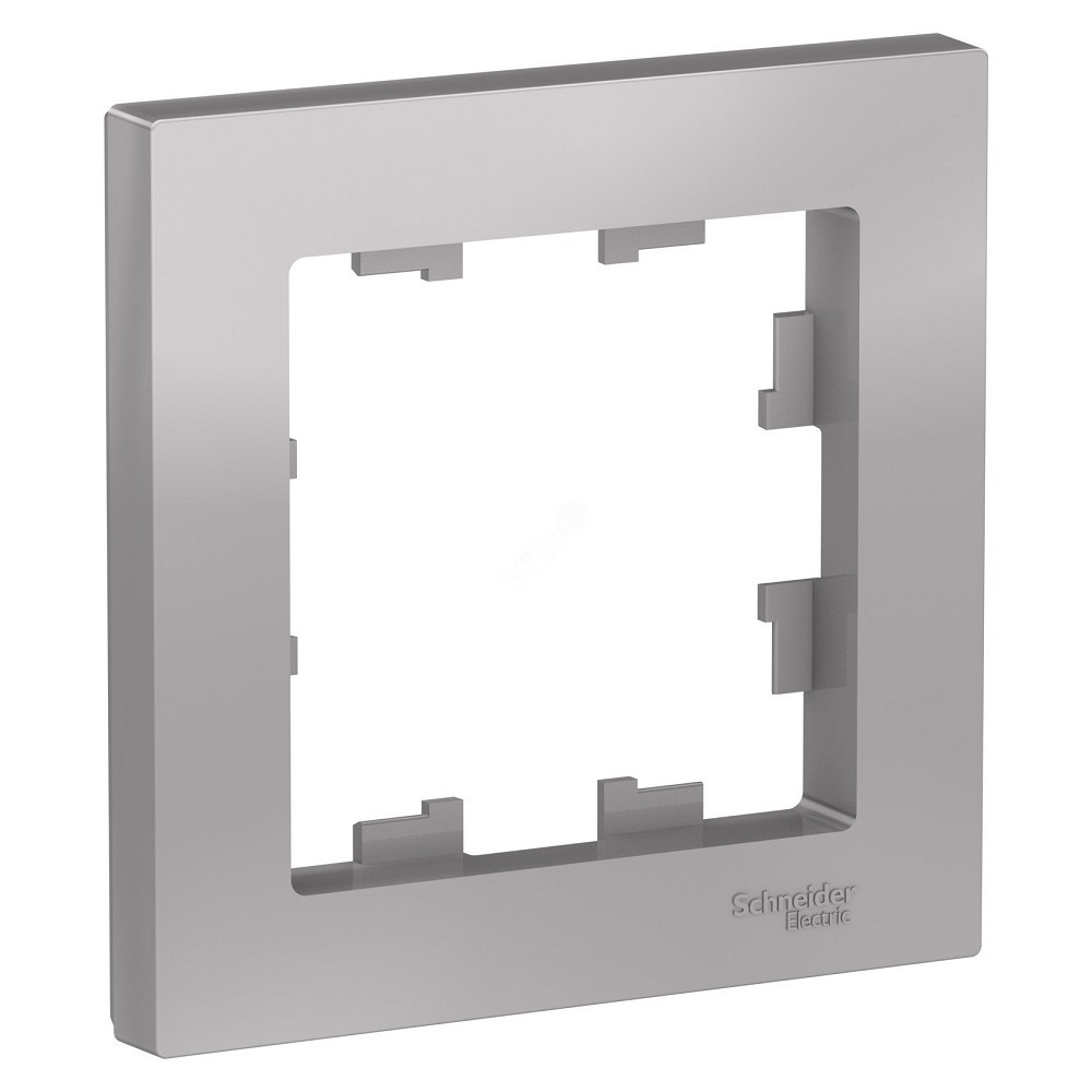 Systeme electric ATN000301 ATLASDESIGN 1-постовая РАМКА, АЛЮМИНИЙ