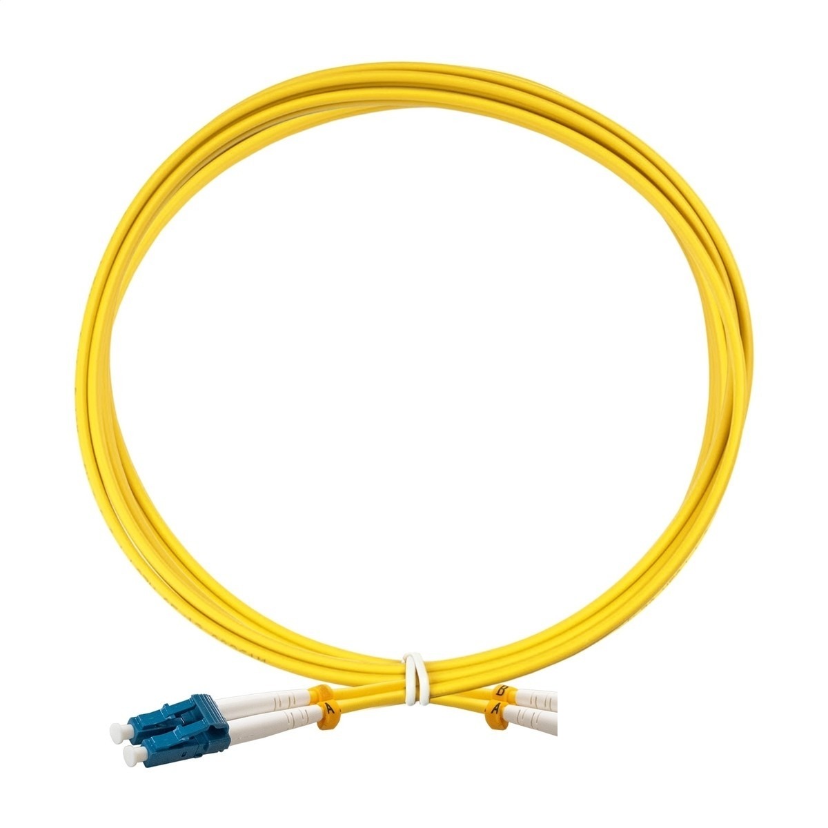 Exegate EX295125RUS Патч-корд волоконно-оптический FC-D-9-LC-LC-1M-LSZH (Шнур ВО SM 9/125 (OS2/G.652.D), LC/UPC-LC/UPC, Duplex, LSZH, 1м)