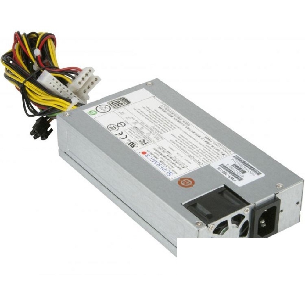 Supermicro PWS-350-1H Блок питания 1U Single AC-DC 350W Platinum Level, Multiple Output Power