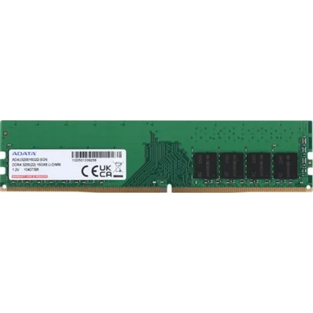 A-data DDR4 DIMM 16GB AD4U320016G22-SGN PC4-25600, 3200MHz