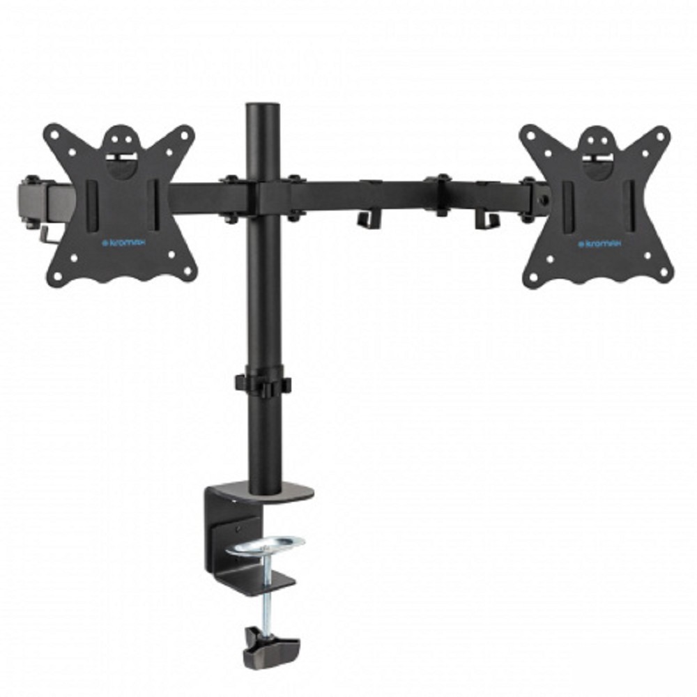 Kromax CASPER-508 black, Кр. стал. наст. для TV 10"-32", max 2x10 кг, 6 ст св., от стл. 400 мм, max VESA 100x100 мм.