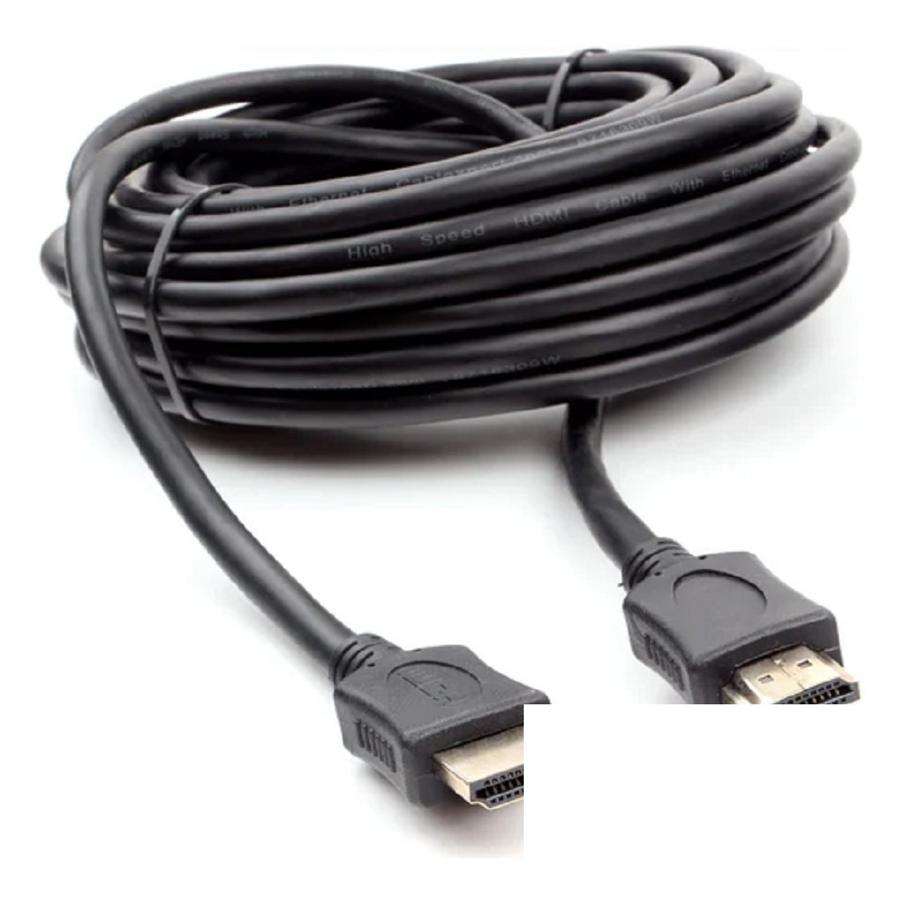 Кабель HDMI Cablexpert CC-HDMI4L-10M, 19M/19M, v2.0, серия Light, позол.контакты, экран, 10м, черный, пакет