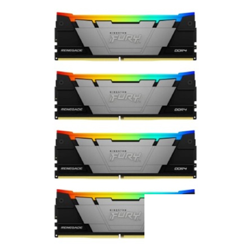 Kingston DDR4 DIMM 128GB 3600MT/s CL18 (Kit of 4) FURY Renegade RGB