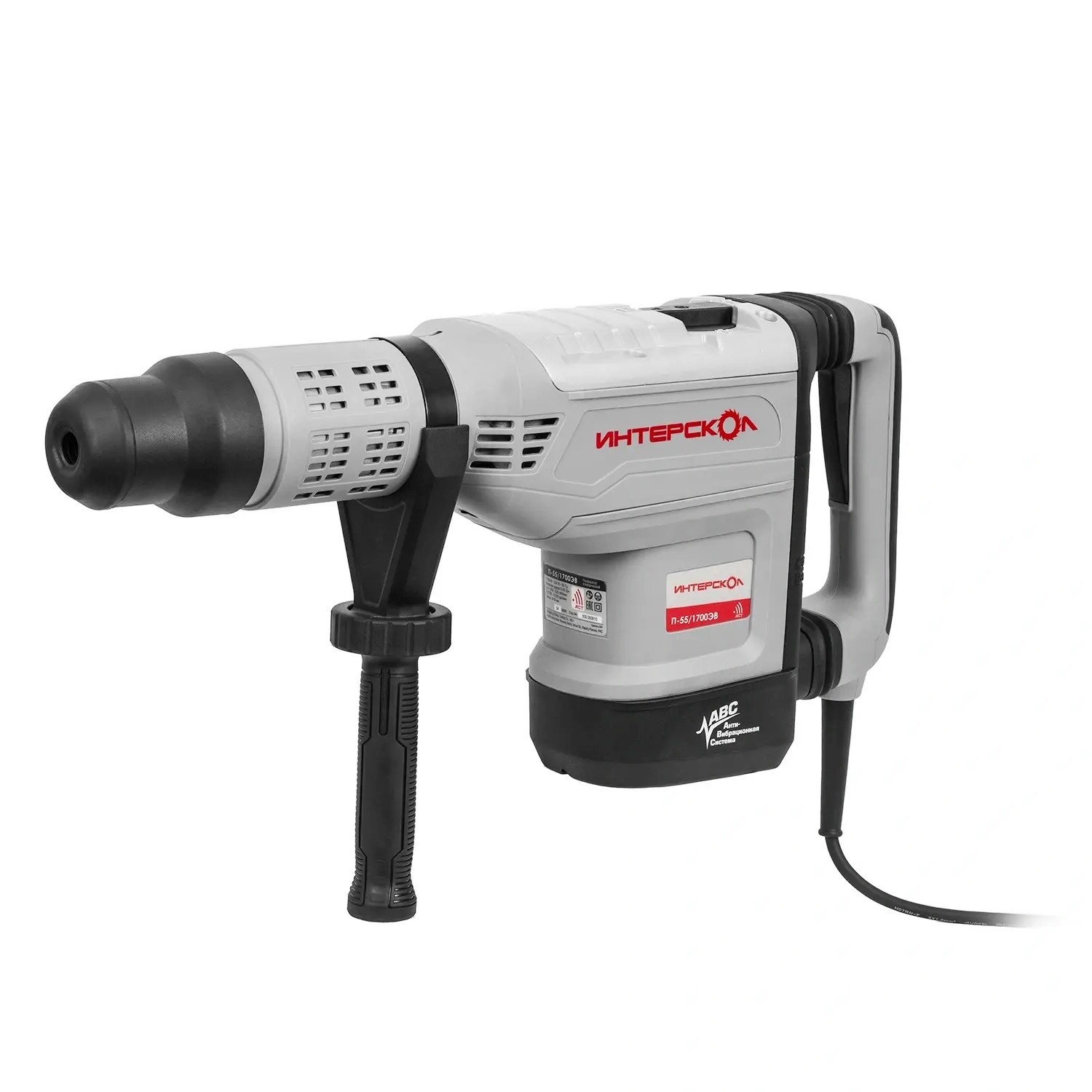 Перфоратор Интерскол П-55/1700ЭВ патрон:SDS-max уд.:20Дж 1700Вт (кейс в комплекте)