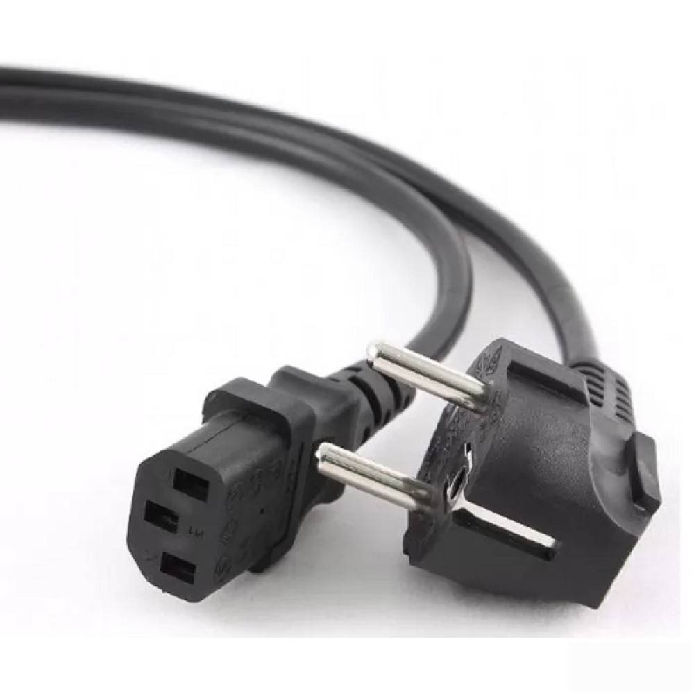 Кабель питания Cablexpert Schuko-C13, 3х0.5мм2, 6А, с заземлением, 1.8м, черный, [PC-186-1-2]