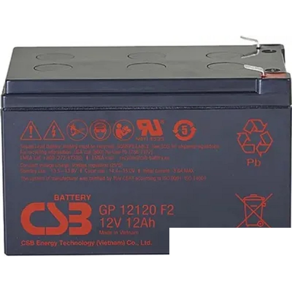 CSB Батарея GP12120 (12V/12Ah) F2 — ИБП и UPS