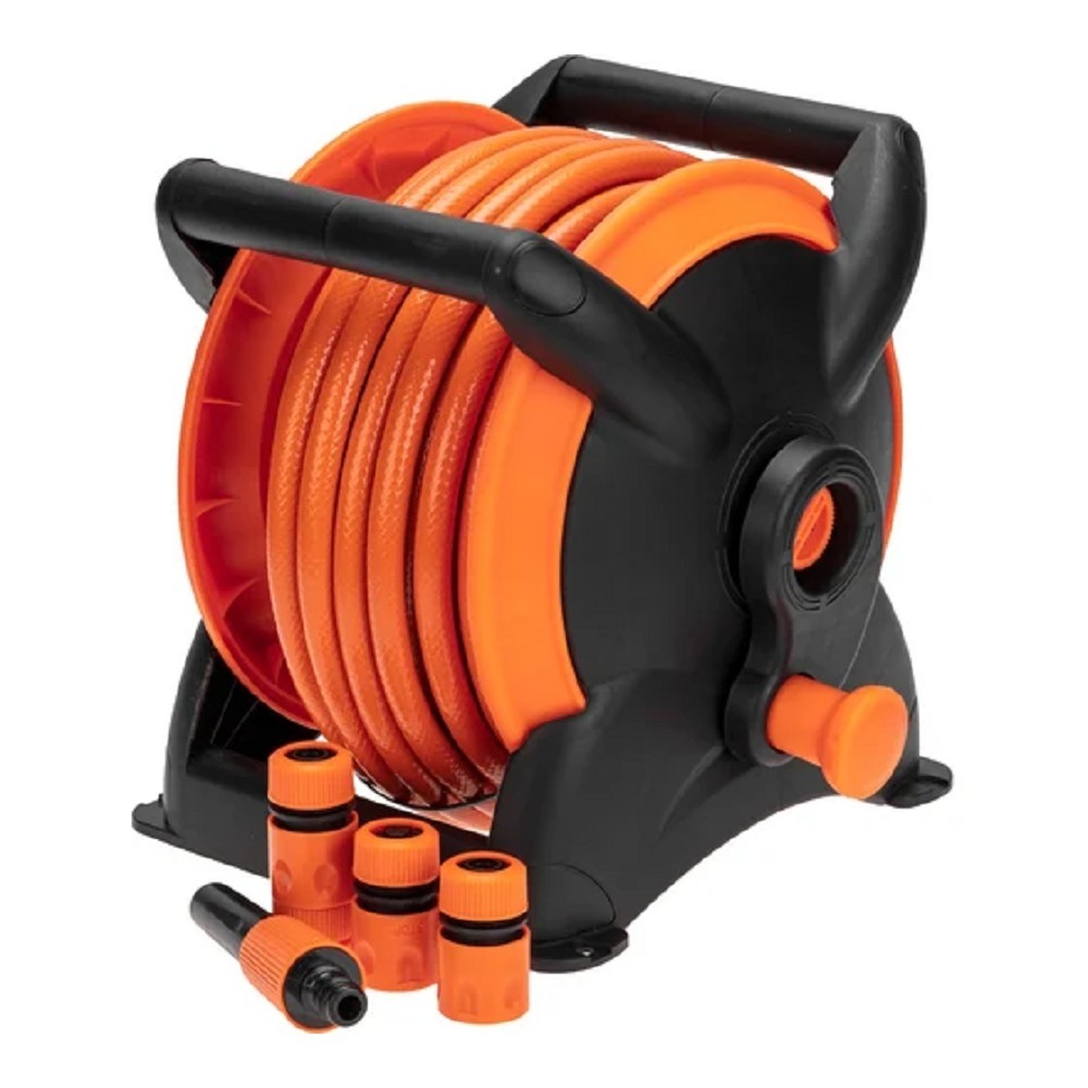 Rexant (62-0267) Катушка со шлангом 1/2" 15м, 3 коннектора, 1 распылитель