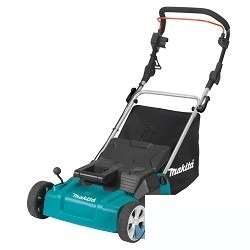 Makita UV3600 Скарификатор,{1800Вт,36см,3700об\мин,4уров(-10+5мм),40л,нож-фреза,15.3кг,кор}