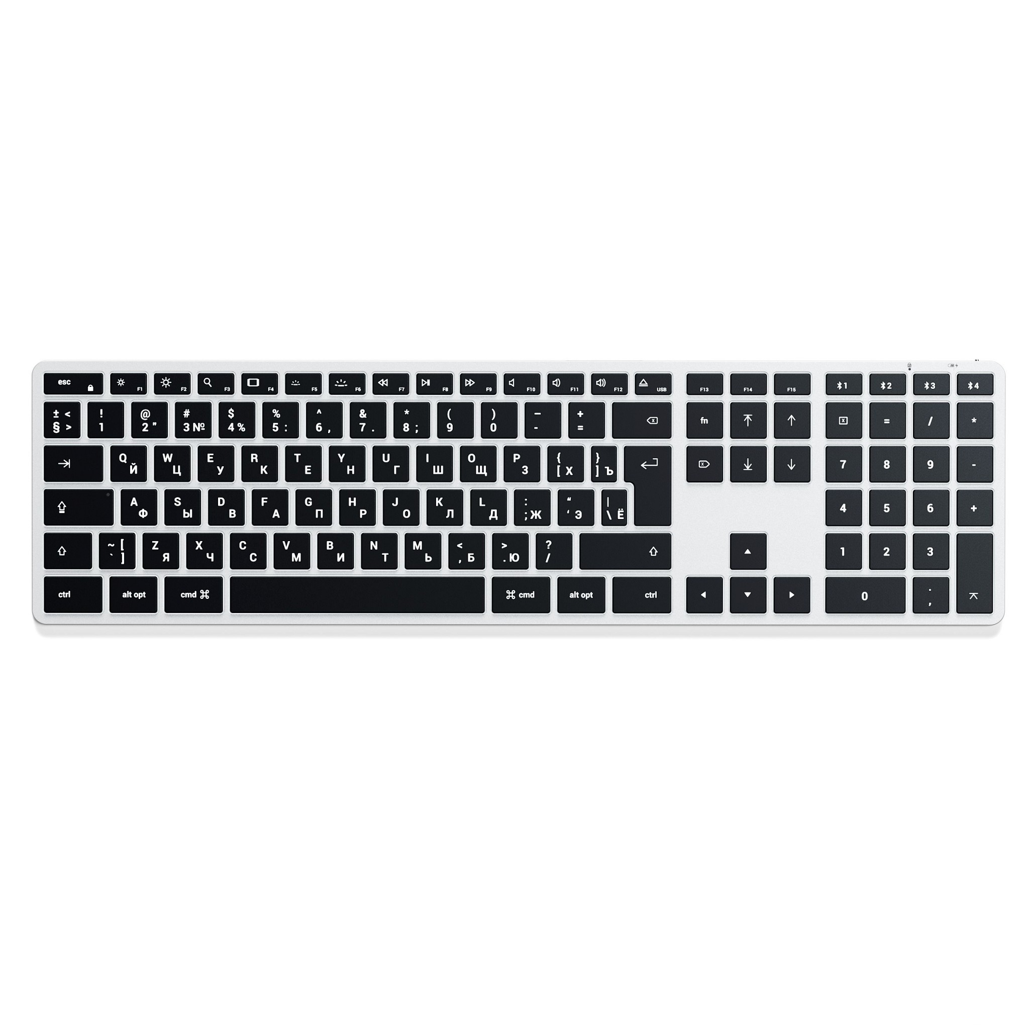 Satechi Slim X3 Bluetooth Keyboard-RU - Silver [ST-BTSX3S-RU]