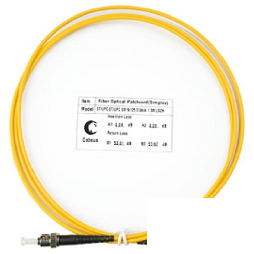 Cabeus FOP(s)-9-ST-ST-1,5m Шнур оптический simplex ST-ST 9/125 sm 1,5м LSZH