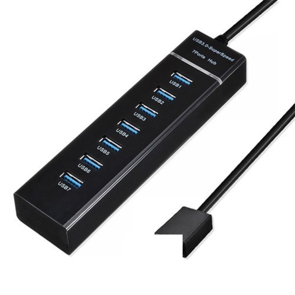 KS-is KS-568 USB хаб 7 x USB 2.0 F в USB 3.0 Type A M с БП